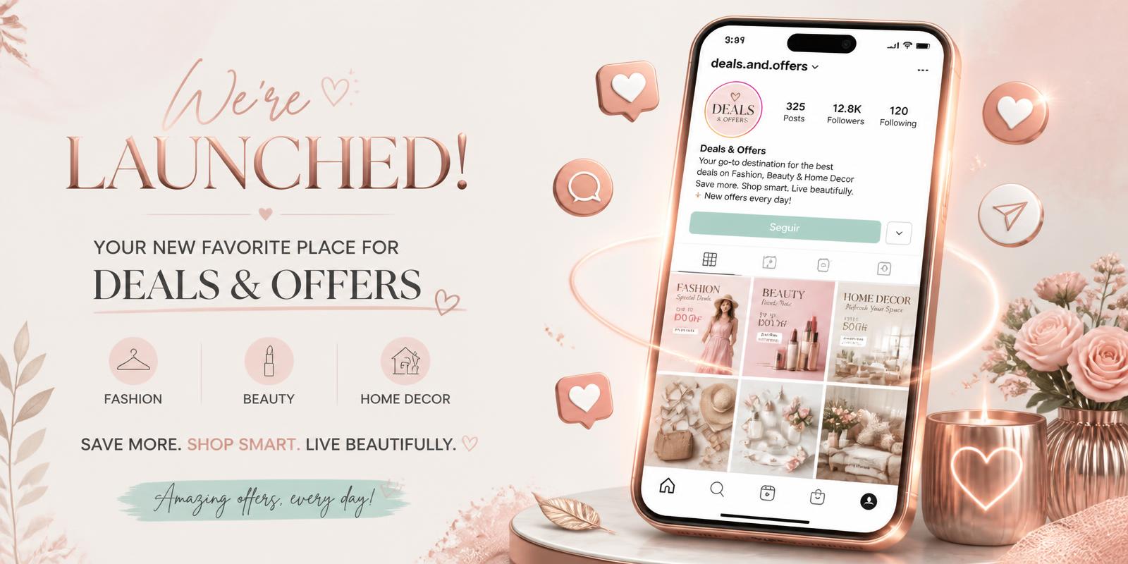 Nosso grupo de ofertas chegou no Instagram